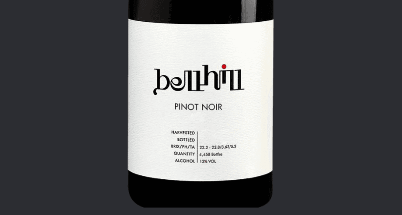 Bell Hill Pinot Noir label