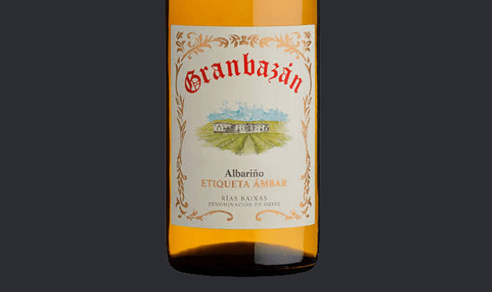 Granbazán Etiqueta Ámbar Albariño label