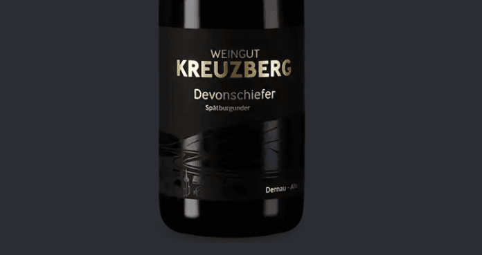 Weingut H.J. Kreuzberg Devonschiefer Spätburgunder label