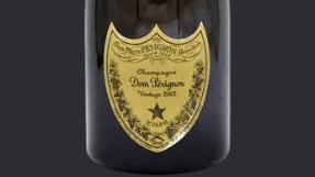 Dom Perignon Brut label