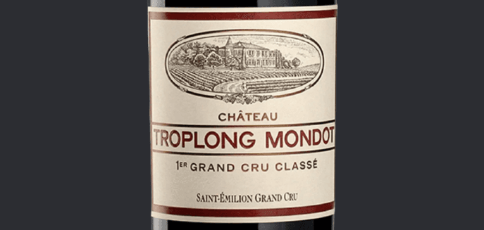 Château Troplong Mondot label